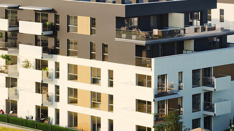 Zdjęcie - Budynki osiedla Nowy Sikornik